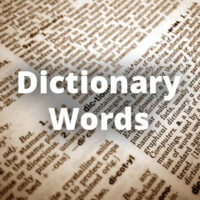 Dictionary Words
